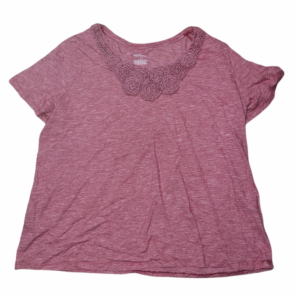 Merona Rosette Swing Top Shirt sz 24 26